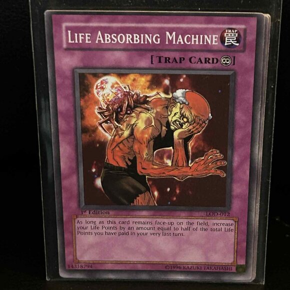 Life Absorbing Machine - LOD-012 - Common - 1st Edition Legacy of Darkness Yu-Gi - Picture 1 of 1